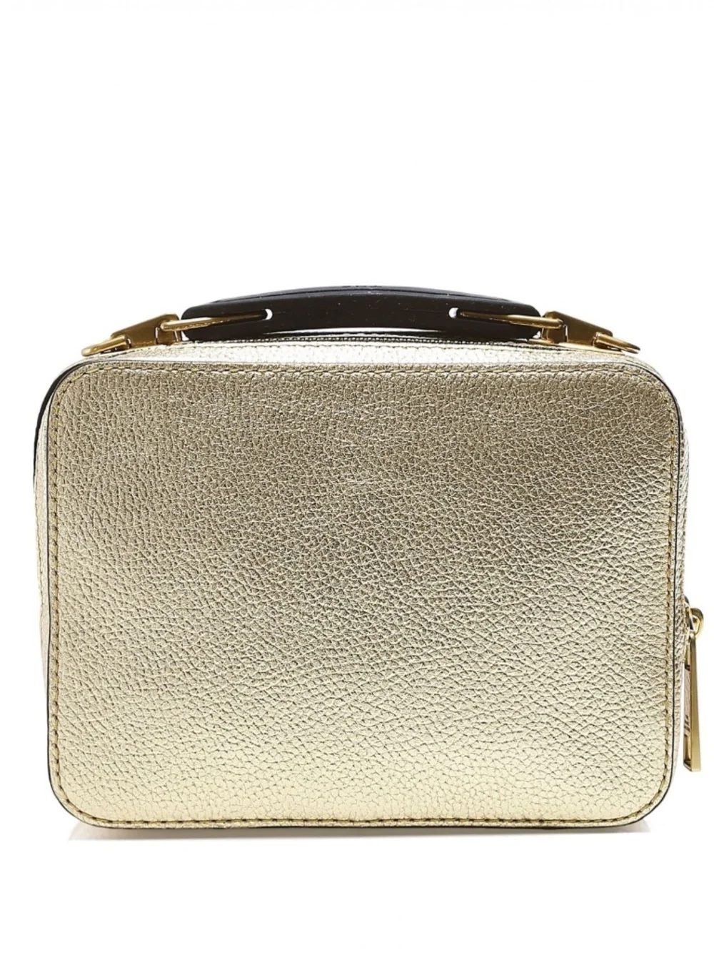 MARC JACOBS The Metallic Textured Mini Box Bag